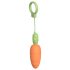 Vibrator "Morcov" HD - portocaliu intens