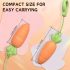 Sex HD Carrots - vibrator morcov (portocaliu)
