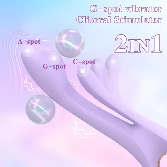 Sex HD Kaethe - vibrator cu braț pentru clitoris - mov