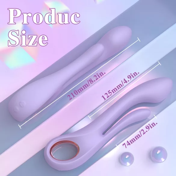Sex HD Kaethe - vibrator cu braț pentru clitoris - mov