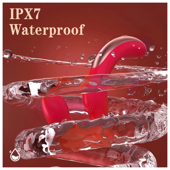 SEX HD Genie - Vibrator punct G și clitoris - roșu