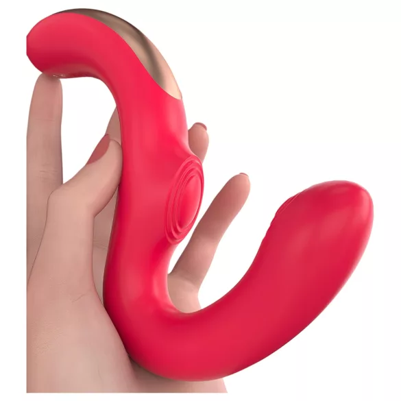 SEX HD Genie - Vibrator punct G și clitoris - roșu