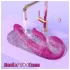 SEX HD Co-op Bliss - vibrator strap-on cu braț pentru clitoris - silicon mov