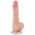 Lovetoy - dildo realist cu ventuză - dublu strat - 19,5cm - culoare naturală
