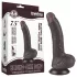 Lovetoy - dildo cu ventuză - dublu strat - 19,5 cm - maro