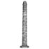 Lovetoy King Sized - vibrator extra mare - 40,5 cm (gri)