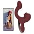 Magic Motion Magic Ponder - Vibrator 2în1 cu braț pentru clitoris - bordo