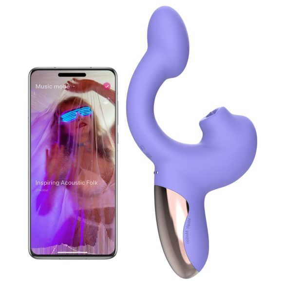 Magic Motion Magic Ponder - vibrator 2 în 1 cu braț pentru clitoris - mov