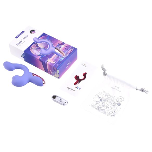 Magic Motion Magic Ponder - vibrator 2 în 1 cu braț pentru clitoris - mov