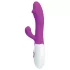 Pretty Love Snappy - vibrator G-punct impermeabil cu braț clitoridian (mov)