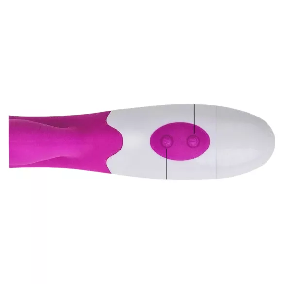 Pretty Love Snappy - vibrator G-punct impermeabil cu braț clitoridian (mov)