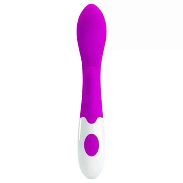 Pretty Love Brighty - vibrator punctul G cu braț pentru clitoris - mov