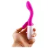 Pretty Love Brighty - vibrator punctul G cu braț pentru clitoris - mov