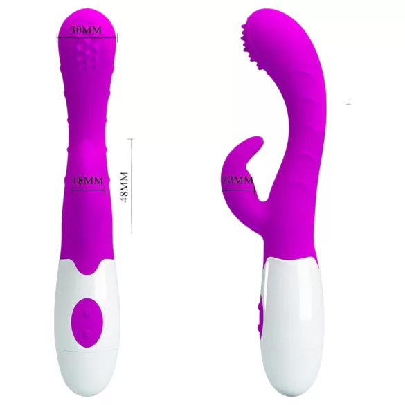 Pretty Love Arthur - vibrator pentru punctul G cu cap rotativ - silicon mov