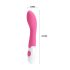 Pretty Love Bishop - vibrator G-spot rezistent la apă (roz-alb)