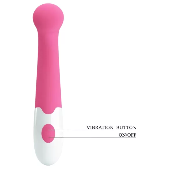 Pretty Love - vibrator punctul G impermeabil - silicon roz