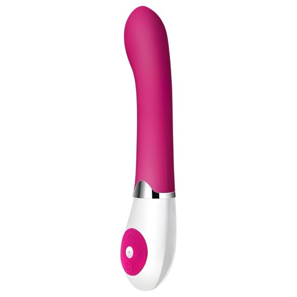 Pretty Love Daniel - vibrator pentru punctul G, rezistent la apă (roz-alb)