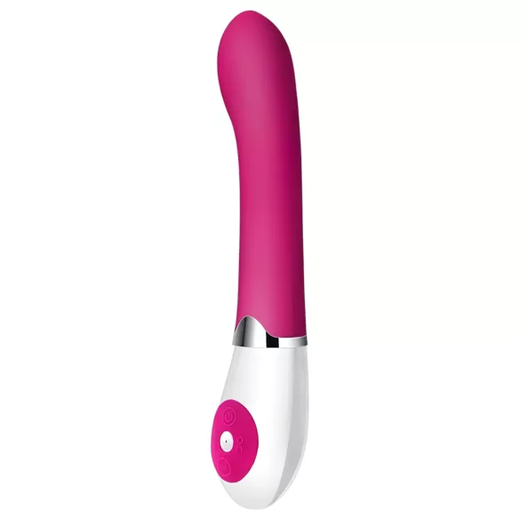 Pretty Love Daniel - vibrator pentru punctul G, rezistent la apă - roz/alb