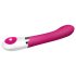 Pretty Love Daniel - vibrator pentru punctul G, rezistent la apă (roz-alb)