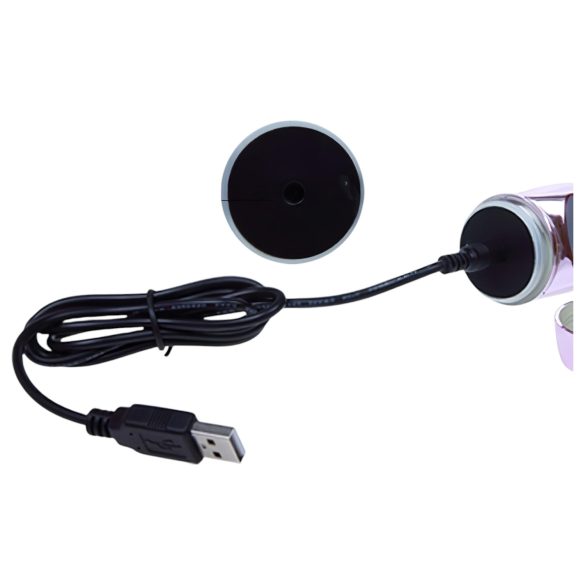 Baile - vibrator cu fluture și braț pentru clitoris - roz