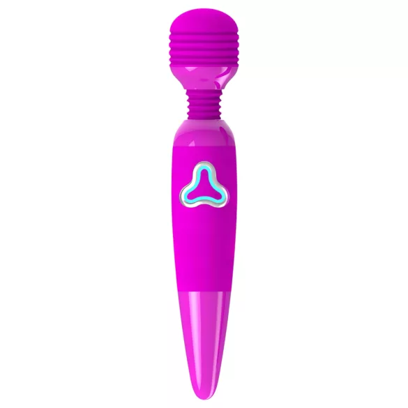 Pretty Love - vibrator tip wand reîncărcabil - masaj - mov