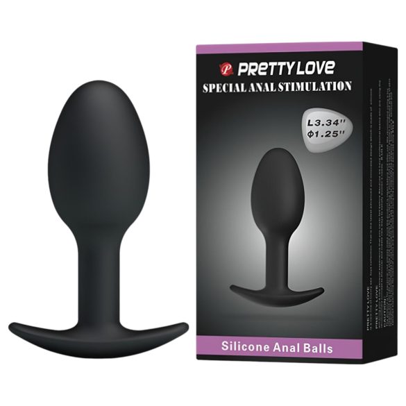 Pretty Love - dildo anal (negru)