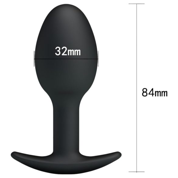 Pretty Love - dildo anal - silicon negru