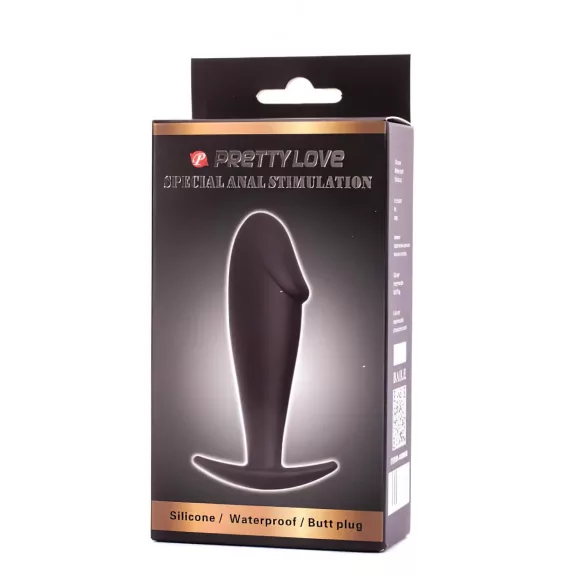Pretty Love - dop anal - stimulare anală - silicon negru