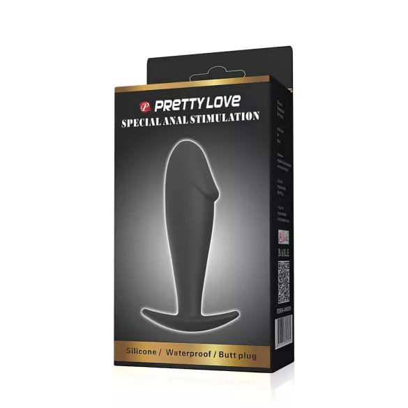 Pretty Love - dop anal - stimulare anală - silicon negru