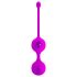 Pretty Love - Bile Kegel duo - exerciții intime - silicon mov