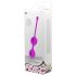 Pretty Love - Bile Kegel duo - exerciții intime - silicon mov