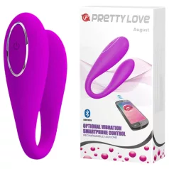   Pretty Love August - vibrator inteligent punct G și clitoris - reîncărcabil
