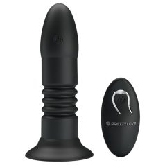 Vibrator anal Magic Jinger - negru, vibrații intense