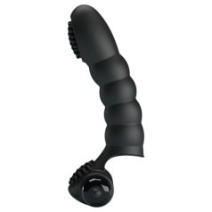   Pretty Love Alexander - vibrator pentru deget - stimulare - silicon negru