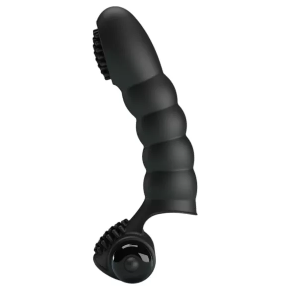 Pretty Love Alexander - vibrator pentru deget - stimulare - silicon negru