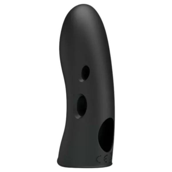 Pretty Love Marico - vibrator pentru deget cu electrostimulare - negru
