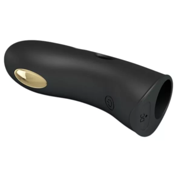 Pretty Love Marico - vibrator pentru deget cu electrostimulare - negru