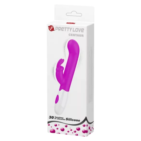 Pretty Love Centaur - vibrator pentru punctul G cu stimulare clitoridiană - mov