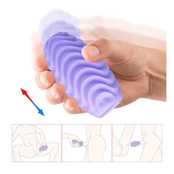 Pretty Love Romantic - ou masturbator - silicon moale - mov - 1 bucată