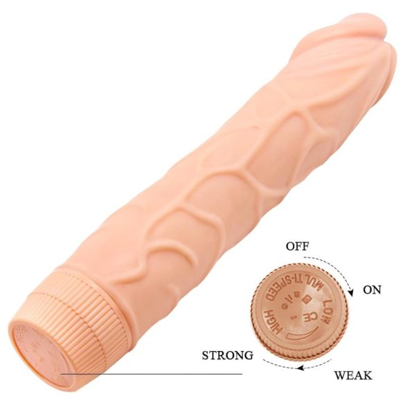Baile Barbara - vibrator realist - 22,5 cm - culoare naturală
