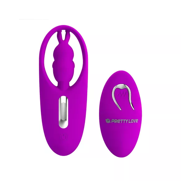 Pretty Love Wild Rabbit - vibrator tip iepuraș pentru clitoris - roz