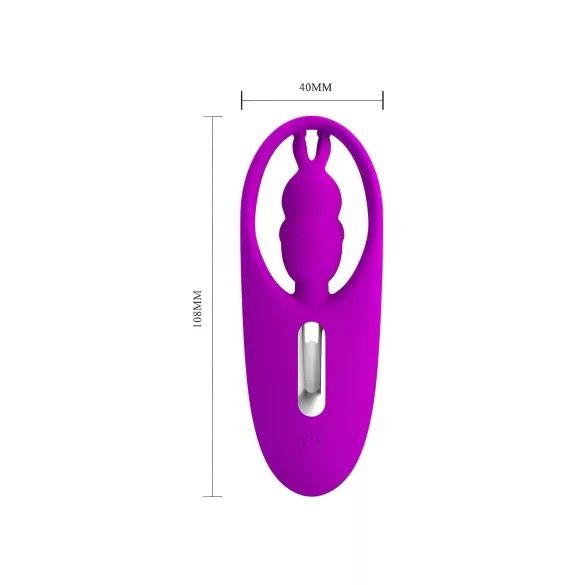 Pretty Love Wild Rabbit - vibrator tip iepuraș pentru clitoris - roz