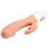 Iepurașul Magic Pretty Love – Vibrator cu braț pentru clitoris (natur)