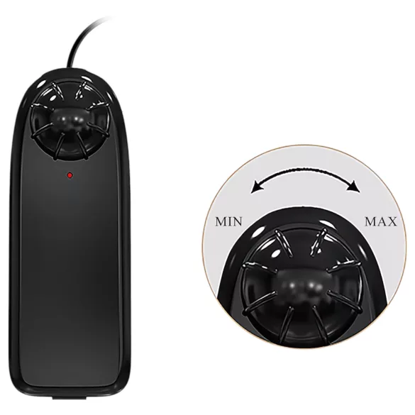 Baile Zebulon - vibrator realist cu testicule - 19cm - culoare naturală