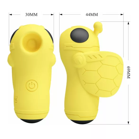 Pretty Love Magic Bee - vibrator pentru stimularea clitorisului - mic, galben