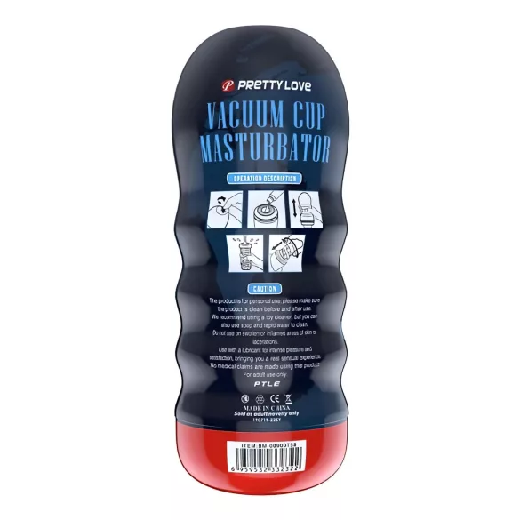Pretty Love Vacuum Cup - vaginǎ masturbator realistǎ (culoare corporalǎ)