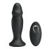 MR. PLAY - vibrator anal cu telecomandă (negru)