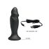 MR. PLAY - vibrator anal cu telecomandă (negru)