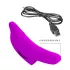 Pretty Love Delphini - vibrator pentru deget cu delfin - mov