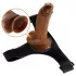 Pretty Love Harness - chiloți universali cu dildo 17 cm - negru